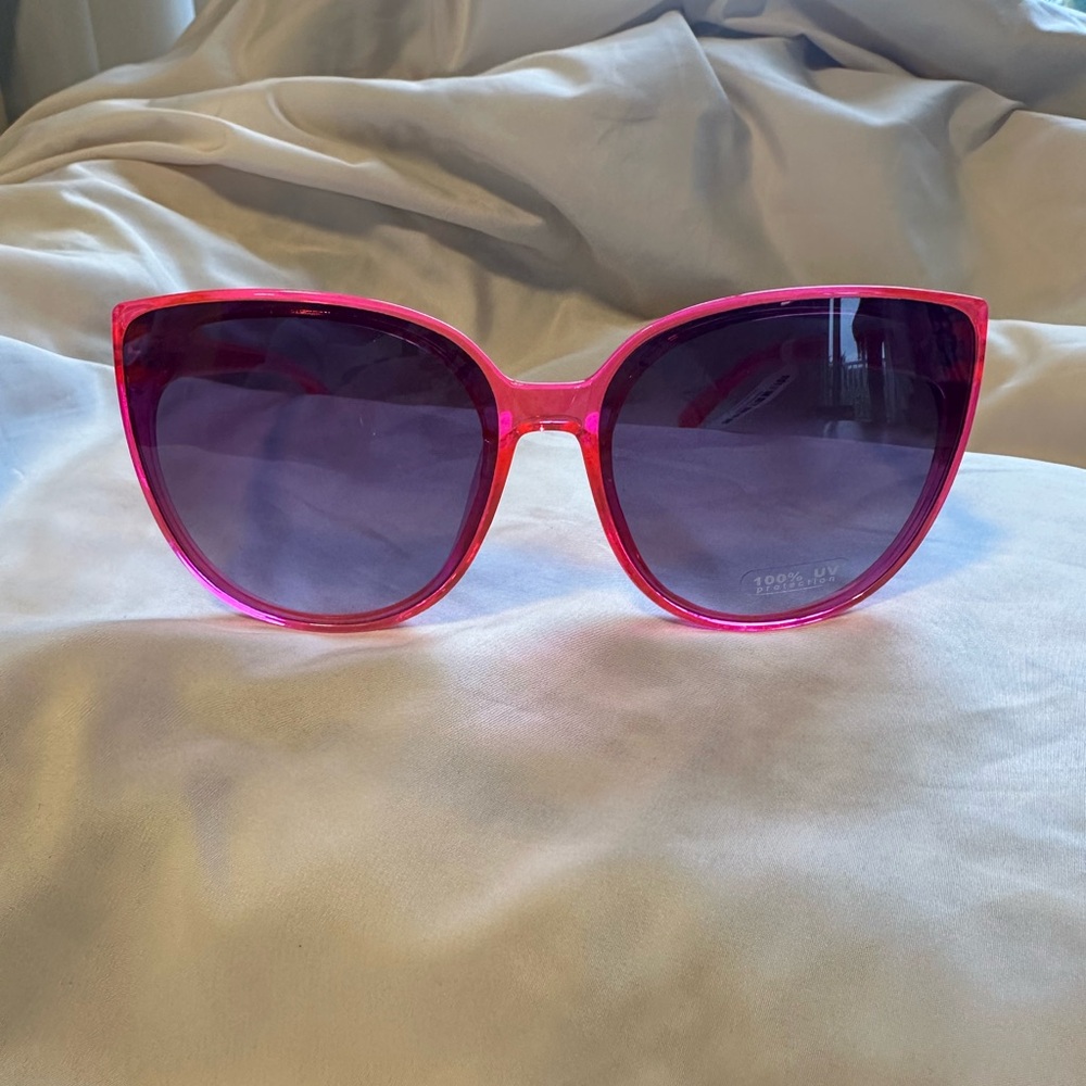Torrid Vibrant Pink Overaized Sunglasses